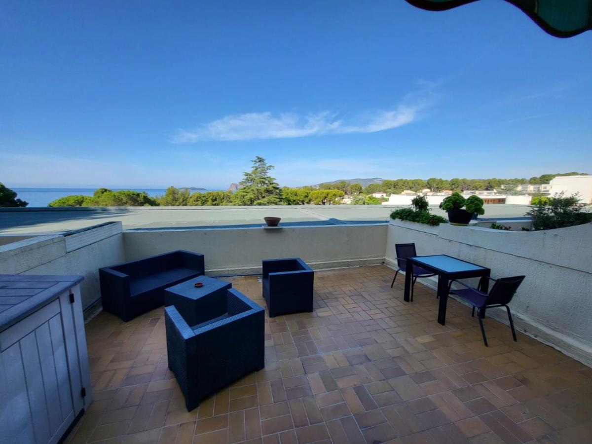 Grand T2 Vue Mer Apartment La Ciotat Bagian luar foto